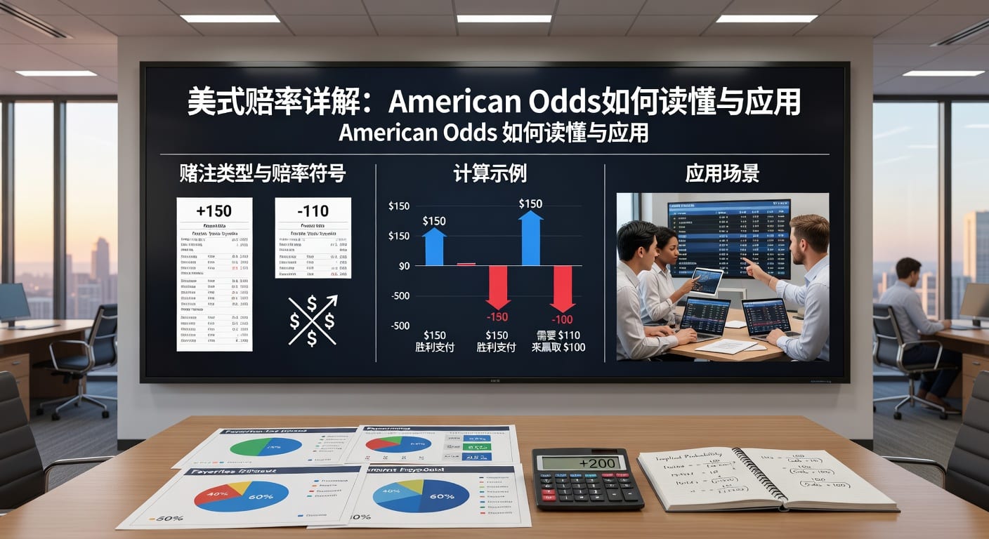 美式赔率 american odds：换算、盈亏与实战看盘