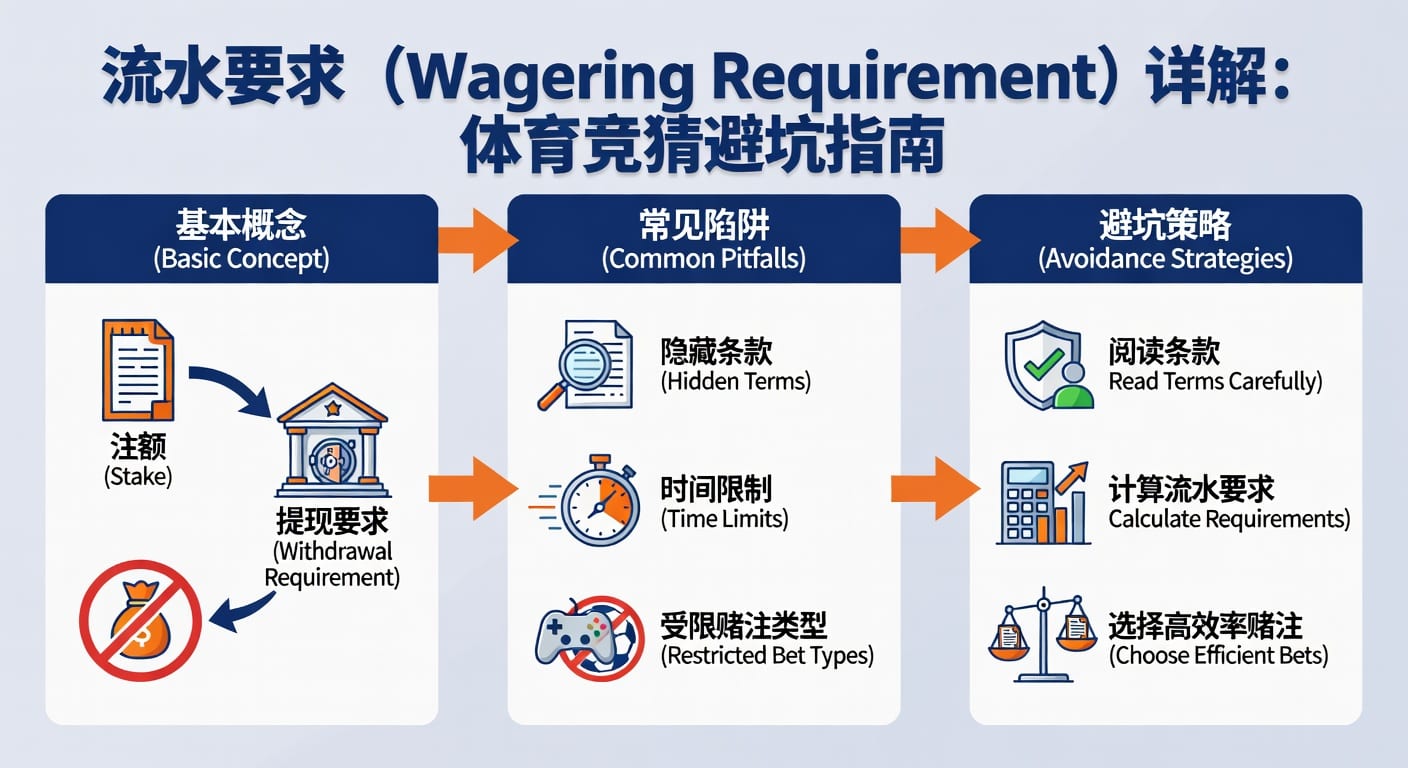 流水要求 sports wagering requirement：体育投注流水怎么算