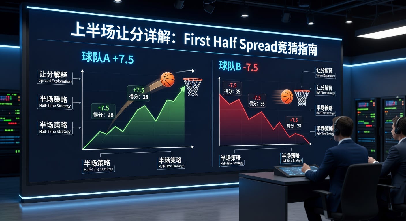 上半场让分 first half spread 赛前分析与投注技巧