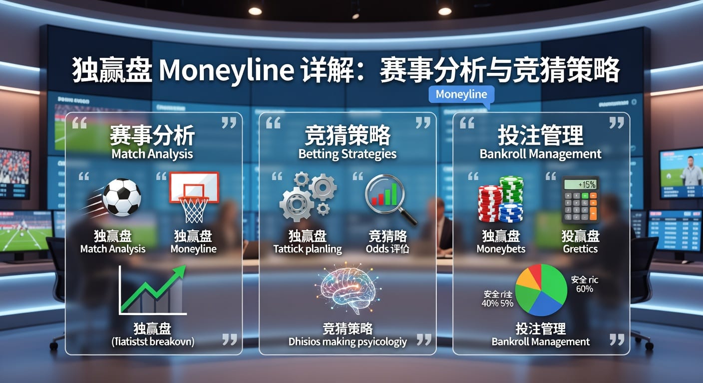 独赢盘 moneyline 解析：胜负判断与投注技巧